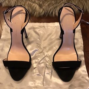 Giuseppe Zanotti black suede stilettò sandals